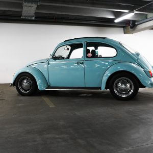 CarBeat chasing cars vw bobbel beetle model 111 side